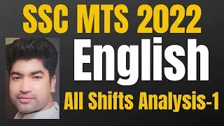 SSC MTS 2023 Exam Analysis/MTS English Analysis All Shifts-1/SSC MTS Exam Memory Based Questions