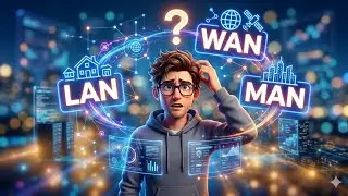 Types of Computer Networks | LAN, MAN, WAN Explain with Examples