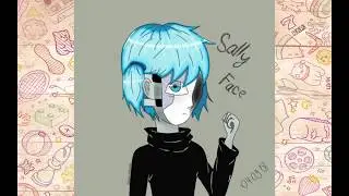 Я рисую фан арт Sally Face