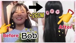 Cara Memanjangkan Rambut Secara Alami Dengan Minyak Kemiri Bakar✨RAMBUT AKU UPDATE😍 nadiSSE