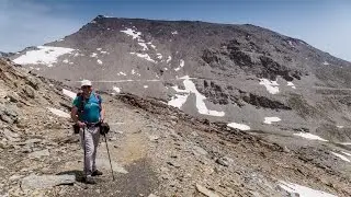 Climbing Mulhacén, Sierra Nevada, Spain