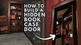 The RIGHT Way To Make A Bookcase Door (woodworking with commentary)