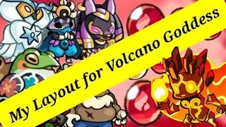 My Layout to beat Wrath of Volcano Goddess Hard | Jiraiya , Archimedes | Summoner's Greed