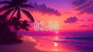 3-Minute Silent Paradise Timer | Relaxing Visuals for Tranquil Breaks