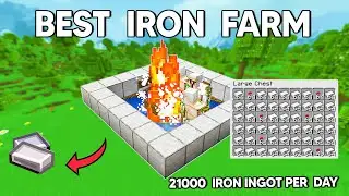 EFFORTLESS BEST Iron Farm Minecraft Java 1.21