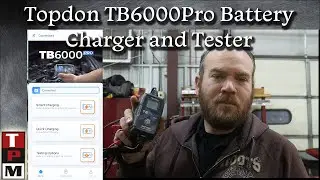 Topdon TB6000Pro battery tester, charger and maintainer