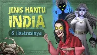 Types of Indian Ghosts & Their Illustrations, Ghost Cartoons & Indonesian Horror Mystery Stories ...