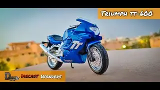 Unboxing Triumph TT 600 Diecast Bike | Welly | detailed video | Diecast wonders