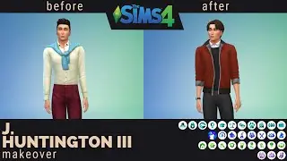 J Huntington III Makeover | Sims 4 | Speed Build