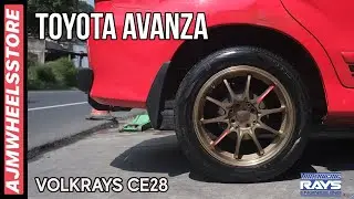 MODIFIKASI TOYOTA AVANZA VELG VOLKRAYS CE28 / AJMWHEELSSTORE