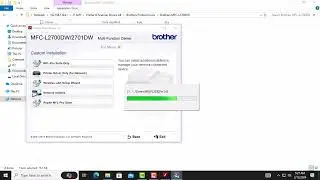 Brother MFC-L2700DW Printer - Full installation