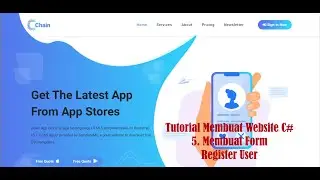 Part 5 - Register Login (CRUD) | Tutorial Website .NET (C#)