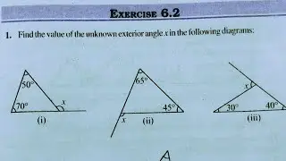 Class 7th maths l Exercise 6.2 l NCERT l Chapter 6 l Triangle and its properties l Cbse board