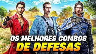 3 MELHORES COMBOS DE PERSONAGENS PARA DEFESAS NO FREE FIRE EM 2024 !