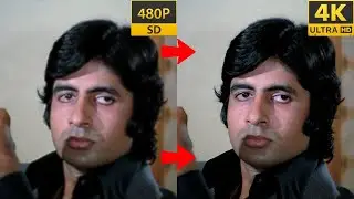 Using A.I. to turn LOW QUALITY/OLD Videos into 4K!