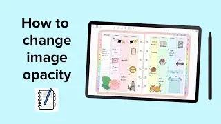 How to change image opacity | Penly app tutorial