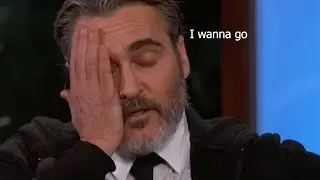 Joaquin just wants to leave