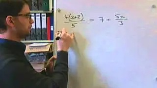Linear Equations with Fractions