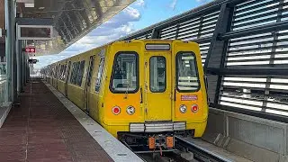 WMATA Alstom 6182-6183 Money Train at Dulles International Airport station
