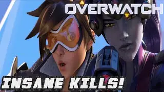 OVERWATCH: INSANE KILLS! (ft Tracer, Widowmaker and Hanzo)(#1)