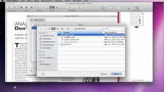 Merge PDF files Mac
