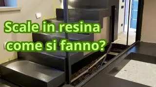 Scale in resina per interni