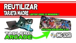 TARJETA MADRE LAPTOP A TABLERO ARCADE (BATOCERA 32GB V5.25)