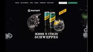 Акция Schweppes и Магнит: «ЖИВИ В СТИЛЕ SCHWEPPES» 