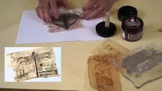 Stempel auf Teebeutelpapier, RuthvonG