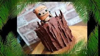 Easy Chocolate Tree Stump Cake . . . how to