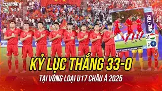 Kết quả U17 châu Á 2025 | U17 Việt Nam hòa tiếc nuối U17 Kyrgyzstan, U17 Tajikistan thắng tới 33-0