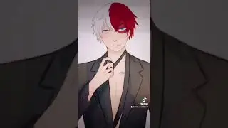 Shoto Todoroki in my style~ Tiktok, drawing, anime 