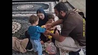Milad is overjoyed to see Halina and the children