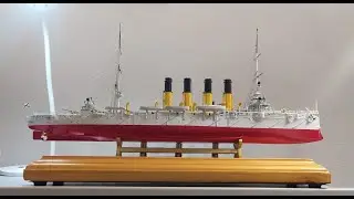 Крейсер Варяг Звезда 1:350. Часть 16. Заключительная часть постройки. Доделываю , что осталось.
