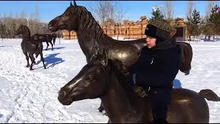 Жетысу Парк Завалило Снегом / Бывший Арай Парк.