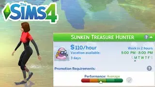 How To Get Promoted In The Diver Career (Cheat) - The Sims 4