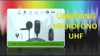 UNBOXING Micrófono de solapa UHF