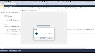 C# Respond to MessageBox Button