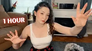 ASMR 1 HOUR OF VISUALIZATIONS & HAND MOVEMENTS *FAST & AGGRESSIVE*