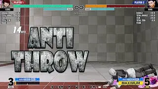 KOF XV: O.CHRIS - Anti Throw Setup !