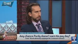 FIRST THINGS FIRST | Nick Wright HEATED, Brock Purdy Does NOT Deserve To Be Paid By 49ers | NFL
