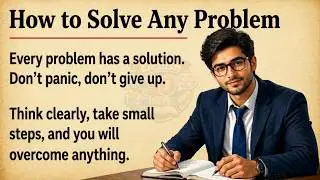 How to Solve Any Problem in Life | Think Clear, Stay Strong, Win Every Time | Graded Reader