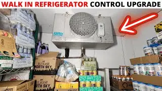 HVACR: Commercial Walk In Refrigerator Not Cooling & Repair (Walk In Beer Cooler Control Upgrade)