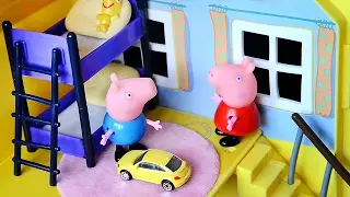 Свинка Пеппа Играет с Джоржем. Мультик о том как Peppa Pig играет с братиком Джоржем.