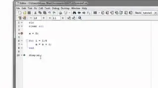 MATLAB Tutorial Part 1  Loops
