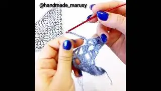 Мастер класс ШАЛЬ крючком 
