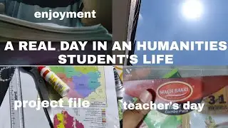 A true day in the life of humanities student| Teacher's day| STUDY LOVE #class11 #humanities #vlog