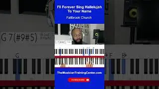 I’ll Forever Sing Hallelujah To Your Name - Fallbrook Church  #pianotutorial