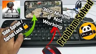 BGMI Side Sprint, Mouse Cursor Lock/Unlock 360° Rotation 🔥 Solved ► Panda Mouse Pro Key mapping