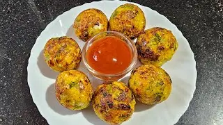 Less Oil No Fry Sweetcorn Cheese Balls ll Easy to Make Evening Snacks Recipe